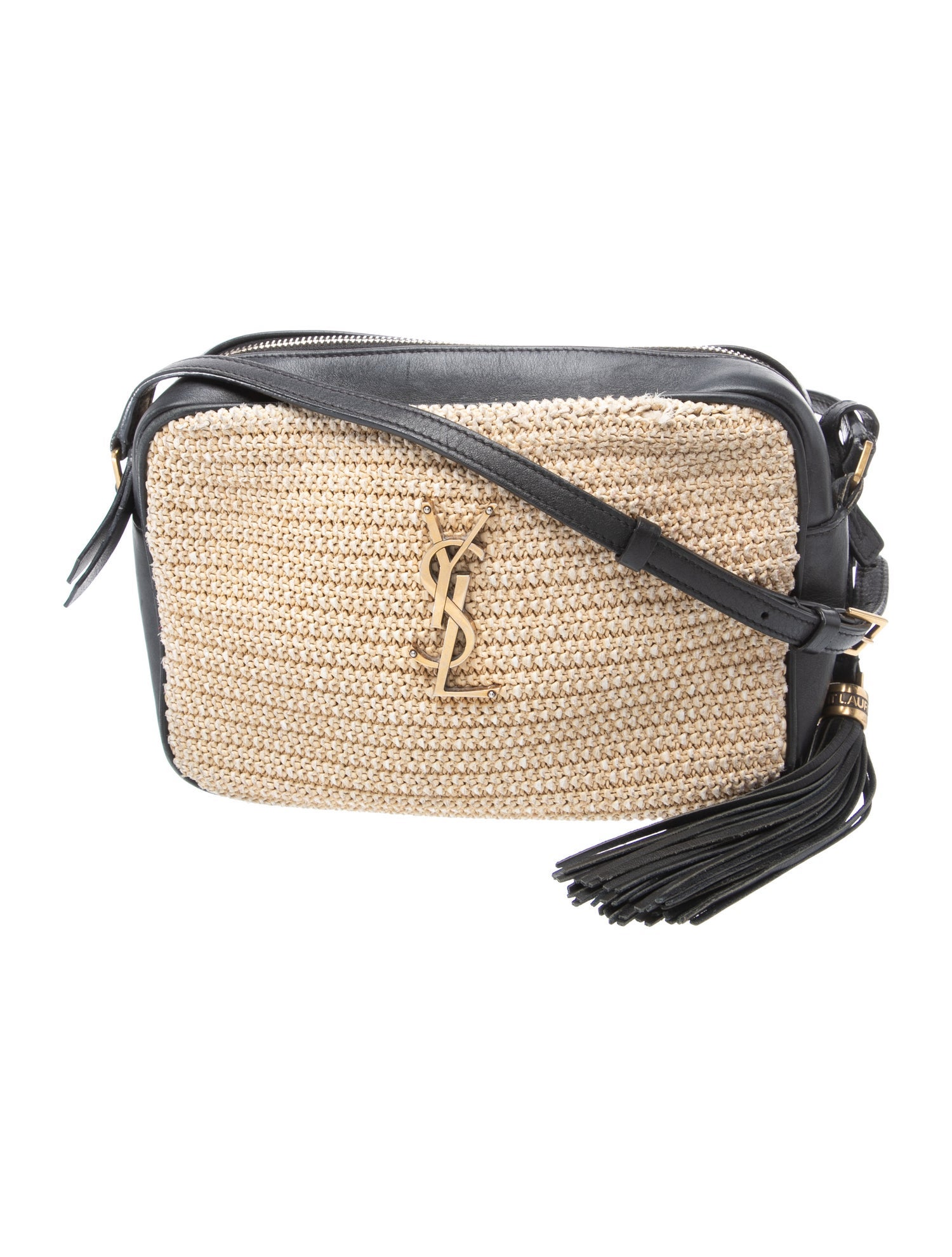 Raffia Crossbody Bag