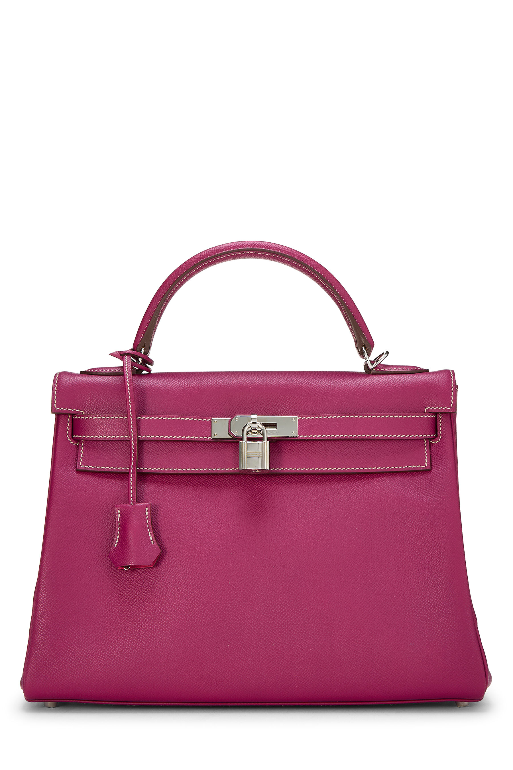 Hermès Limited Edition Tosca & Rose Azalee Epsom Candy Kelly Retourne 32