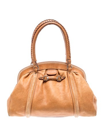 Leather Top Handle Bag