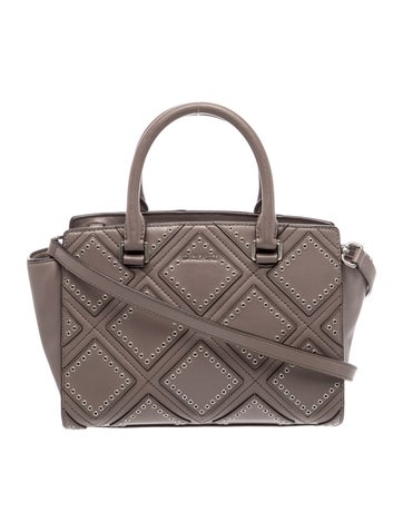 Leather Top Handle Bag
