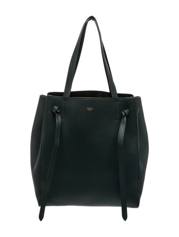 Celine Leather Cabas Phantom w/Belt Small