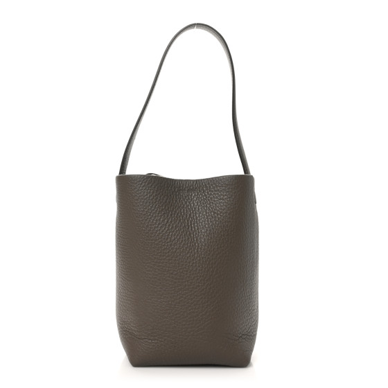The Row Grained Calfskin Small N/S Park Tote Elephant