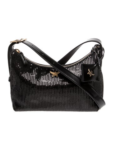 MCM Sequins Shoulder Bag