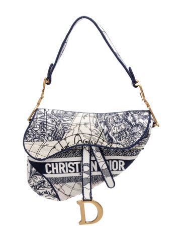 Dior Canvas Saddle