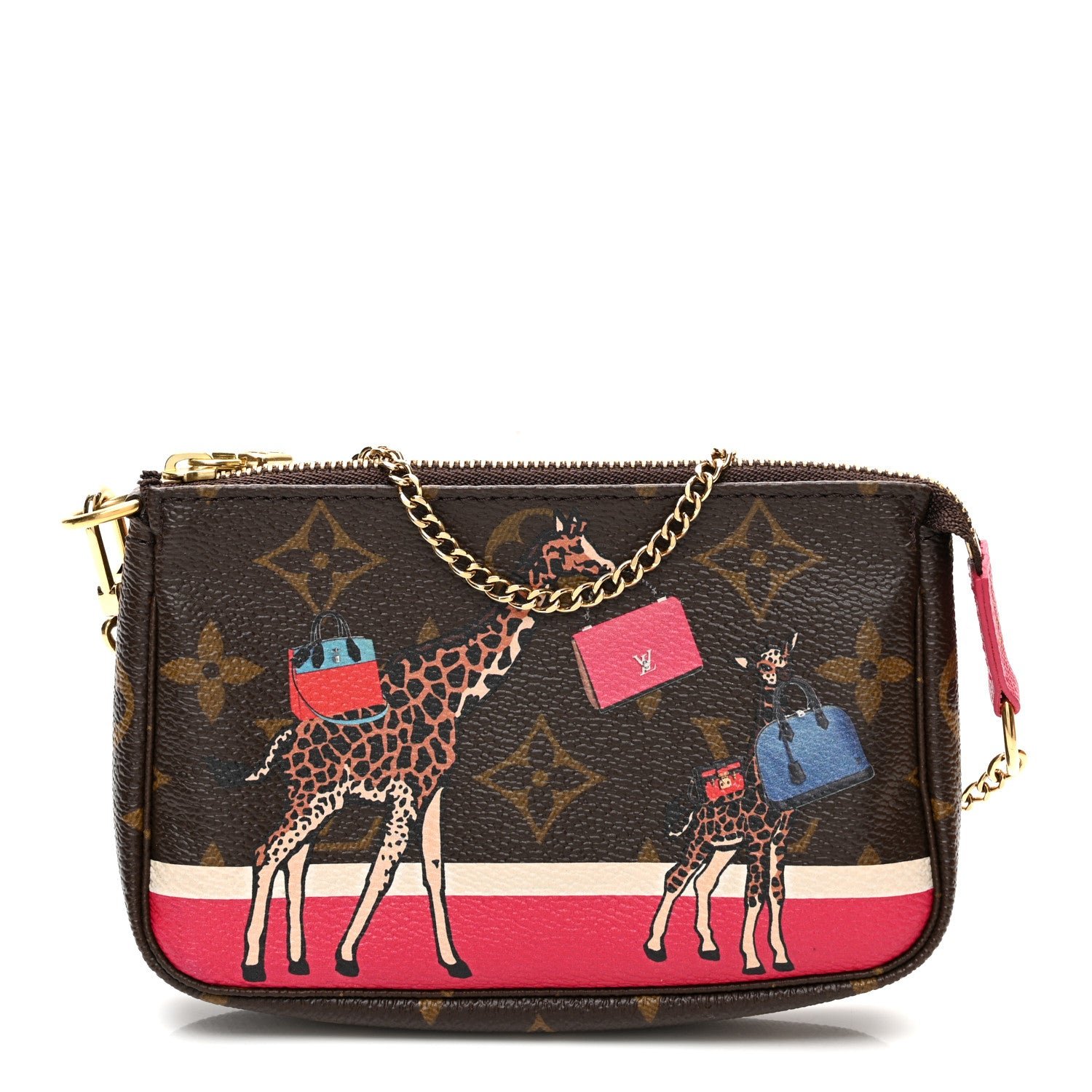 Louis Vuitton Monogram 2017 Christmas Animation Mini Pochette Accessories