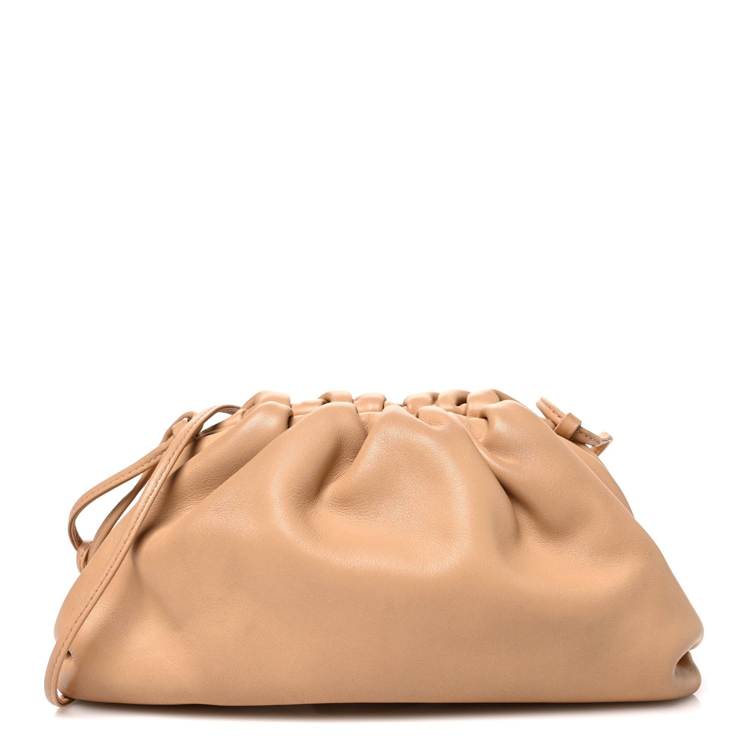 Bottega Veneta Butter Calfskin The Mini Pouch Almond