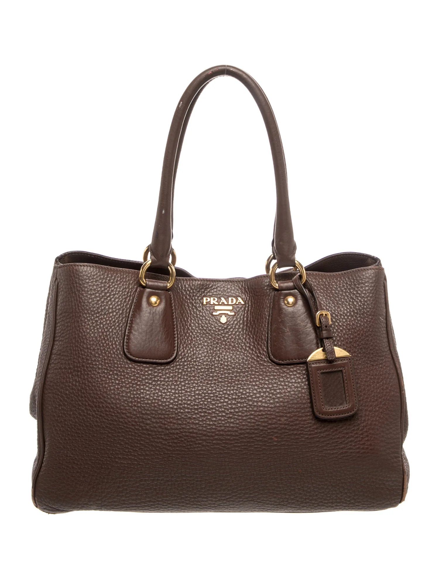 Vitello Daino Leather Top Handle Bag