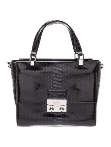 Leather Top Handle Bag