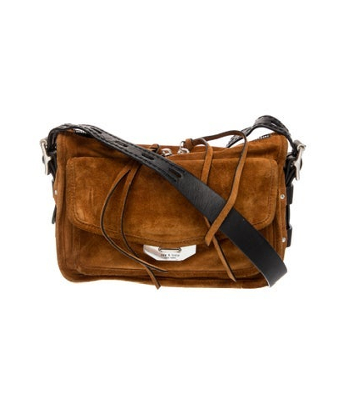 Rag & Bone Bone Suede Shoulder Bag