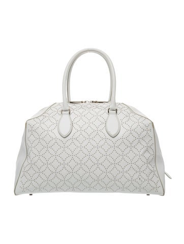 Leather Top Handle Bag