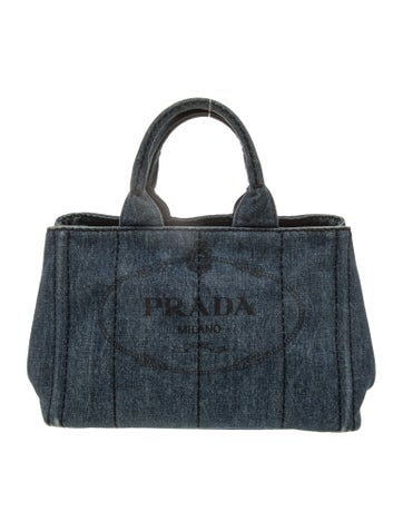 Denim Top Handle Bag