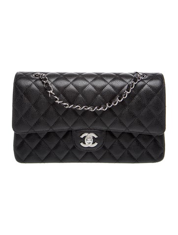 Caviar Medium Double Flap Bag w/Tags
