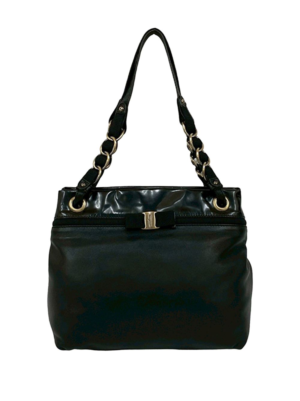 Ferragamo 2000-2026 Leather Vara Bow shoulder bag