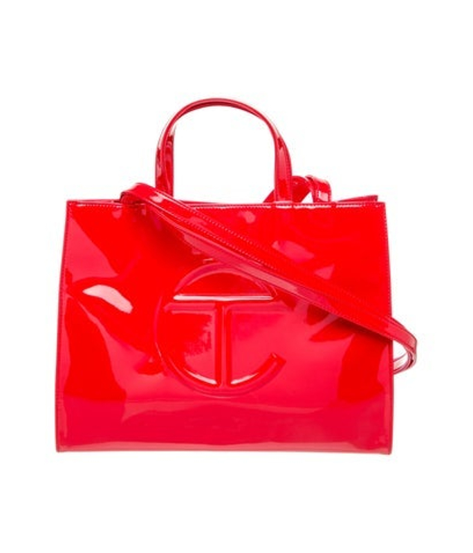 Telfar Vegan Patent Leather Shoulder Bag Medium