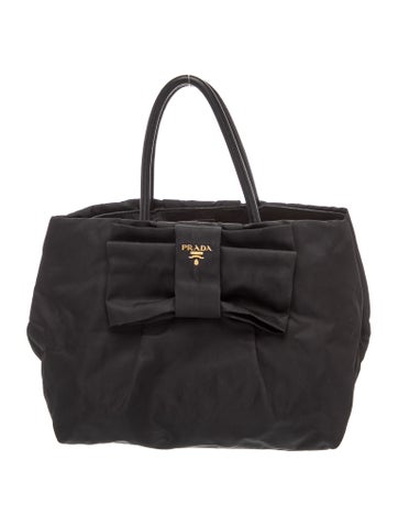 Tessuto Nylon Top Handle Bag