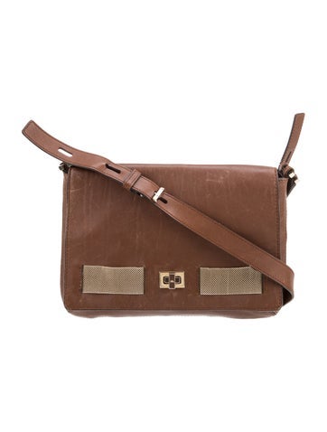 Anya Hindmarch Leather Messenger Bag