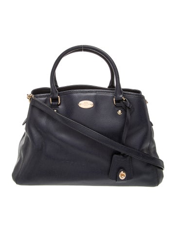 Leather Top Handle Bag