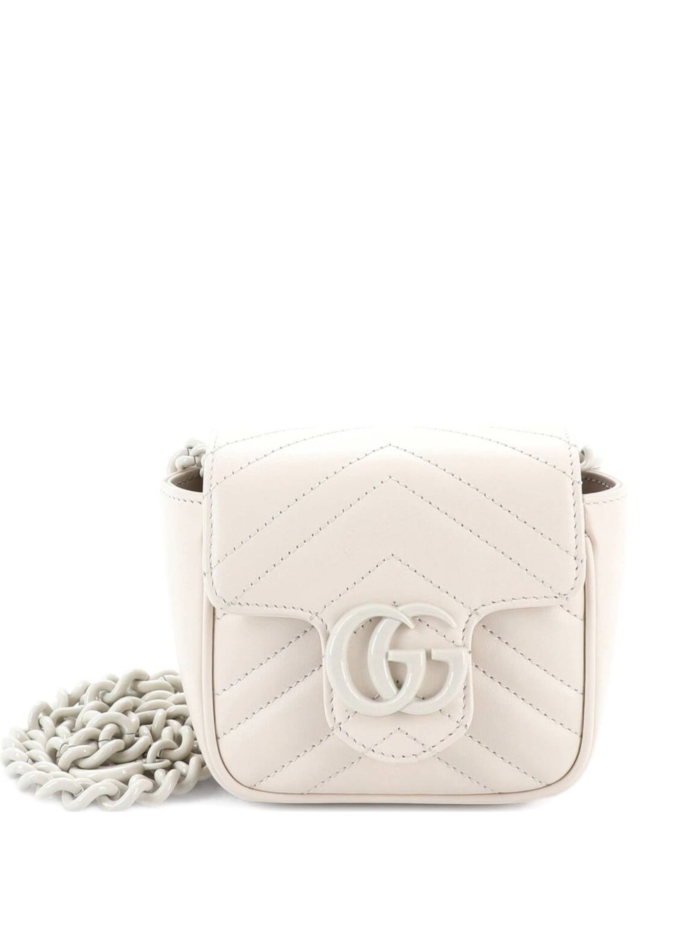 GG Marmont Flap Matelasse Leather Mini belt bag