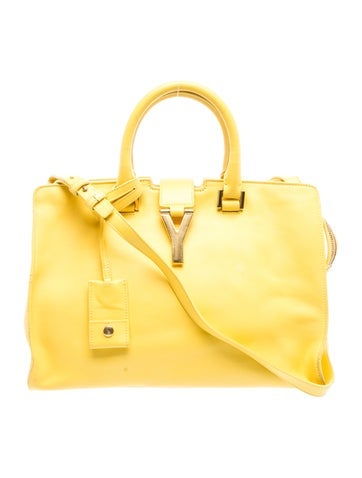 Leather Y Cabas Small