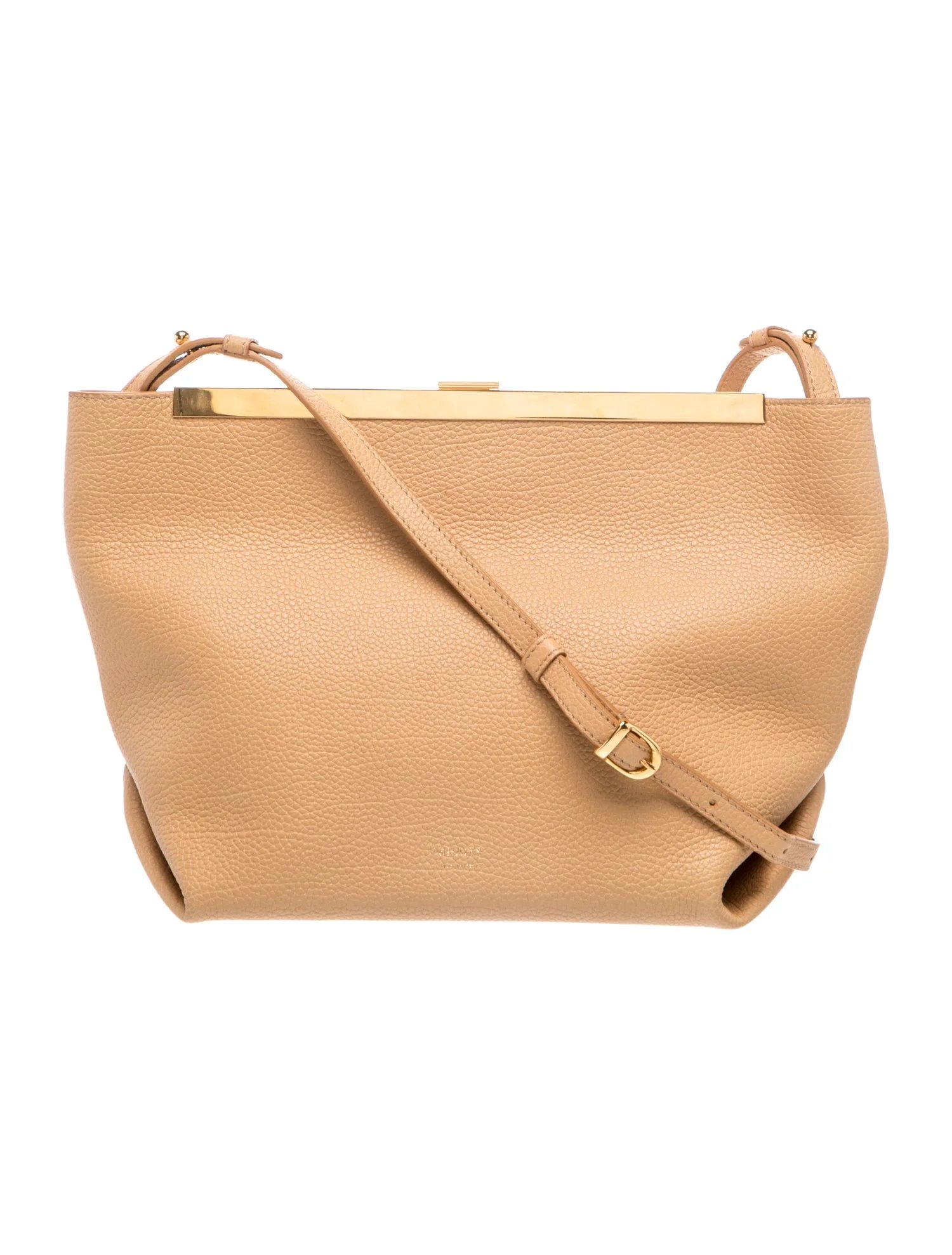 Khaite Leather Augusta Taupe Small