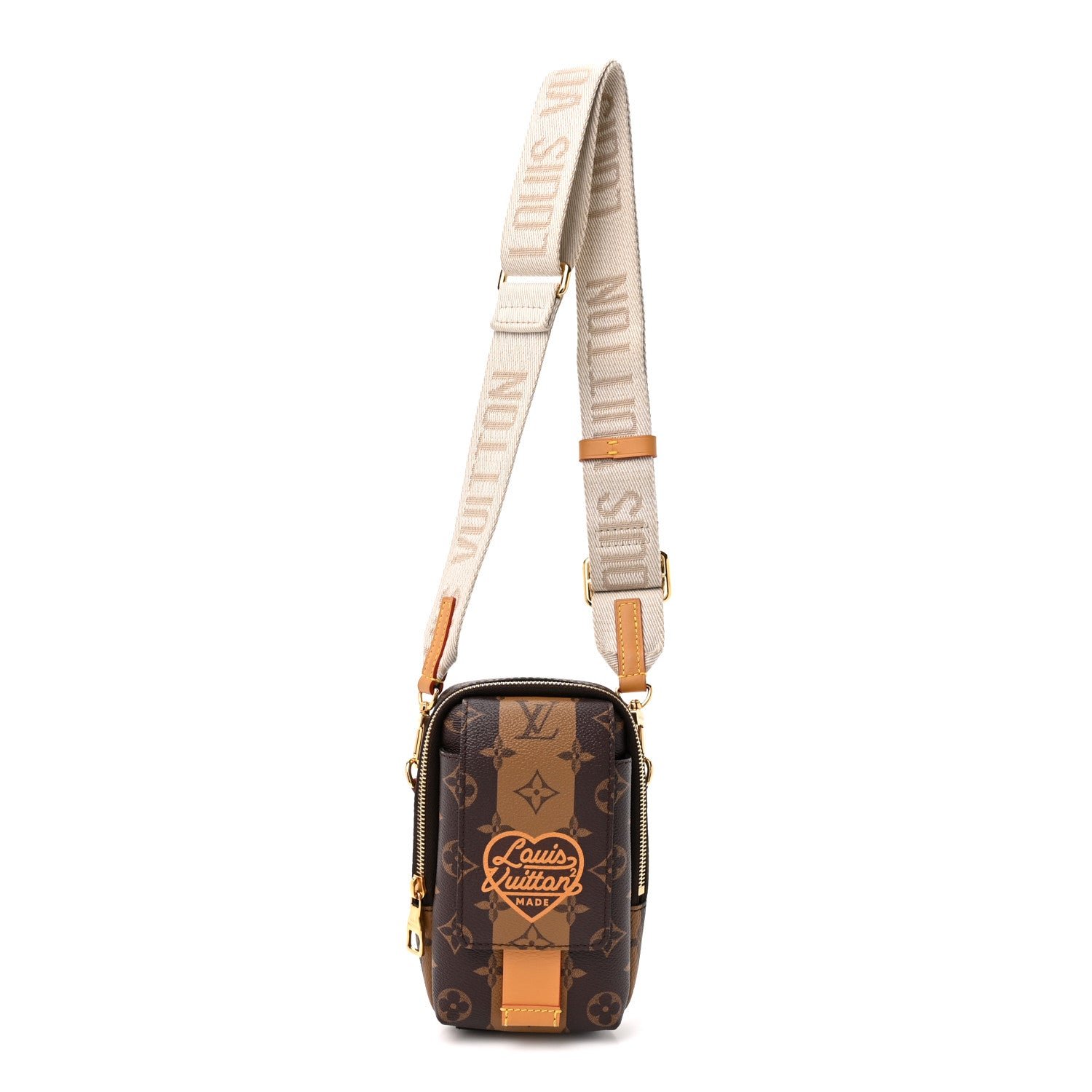 Louis Vuitton X NIGO Reverse Monogram Flat Double Phone Pouch