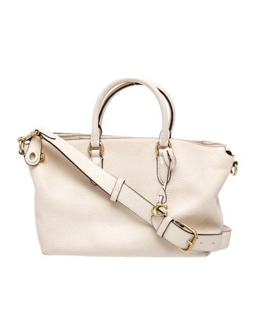 Leather Top Handle Bag