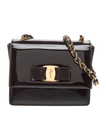 Salvatore Ferragamo Patent Leather Evening Bag