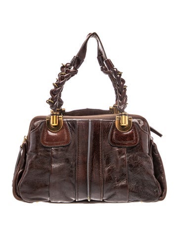 Leather Top Handle Bag
