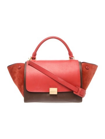 Celine Leather Trapeze Mini