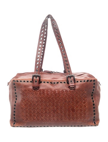 Intrecciato Vintage Shoulder Bag