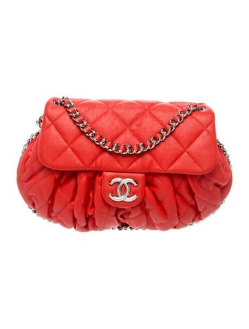 Medium Chain-Around Flap Bag
