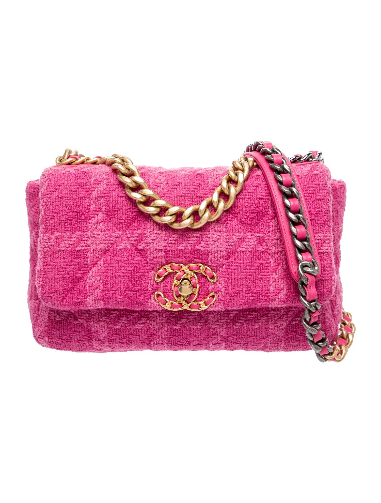 Medium Tweed 19 Flap Bag