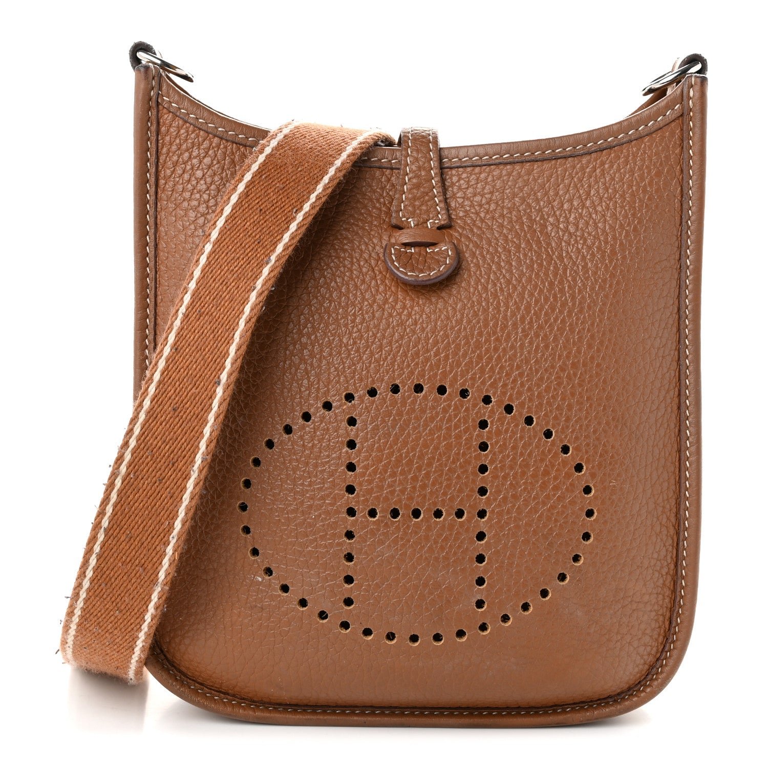 Hermes Taurillon Clemence Evelyne TPM Gold