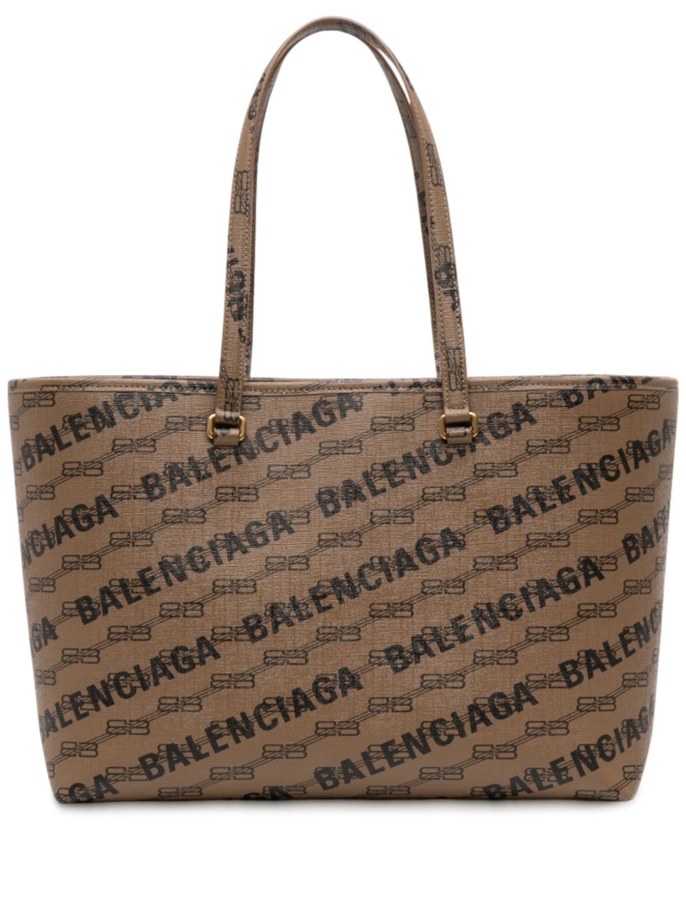 2022 BB Monogram Coated Canvas Signature Shopper M tote bag