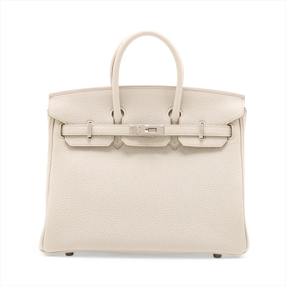 Hermès Birkin 25 Le Tournay Togo Beton Silver Metal Fittings