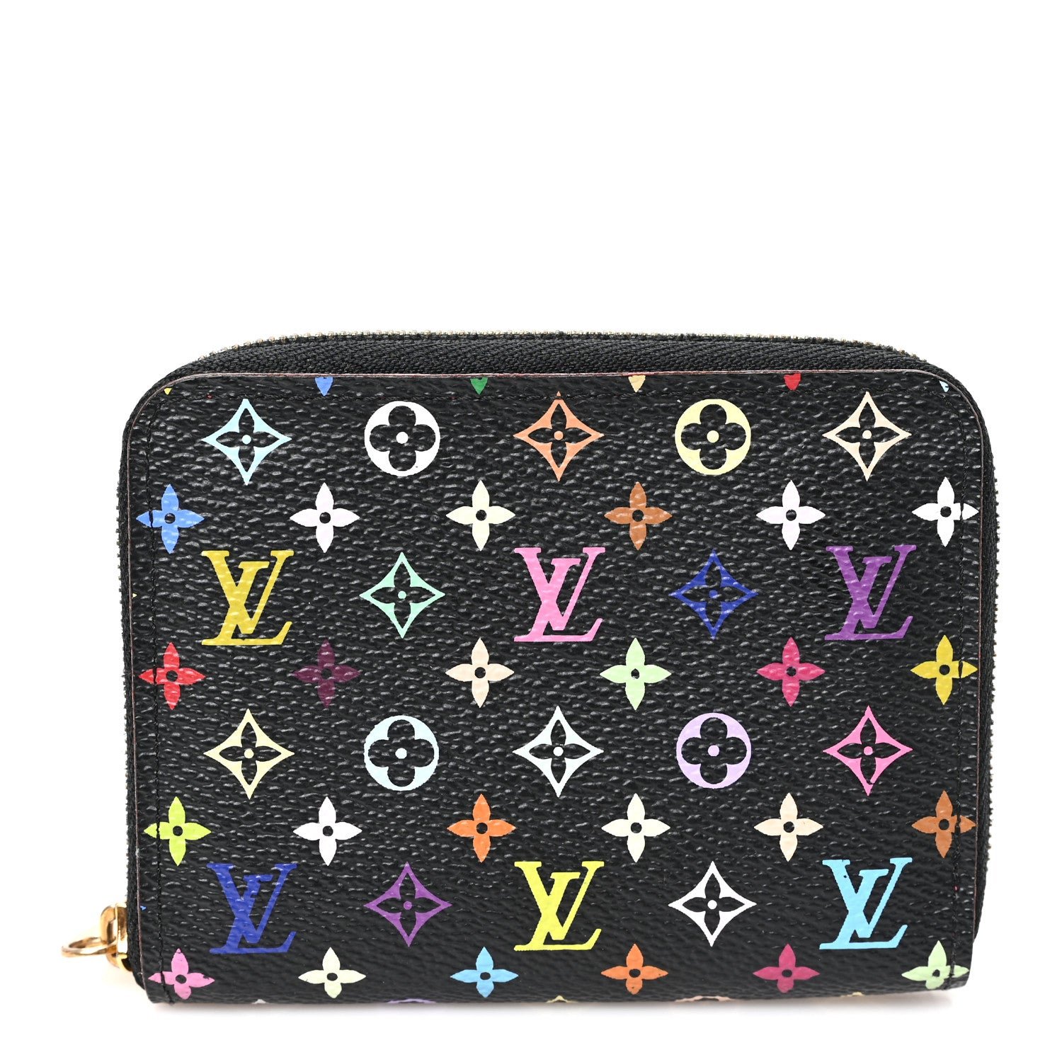 Louis Vuitton Monogram Multicolor Zippy Coin Purse Black Grenade