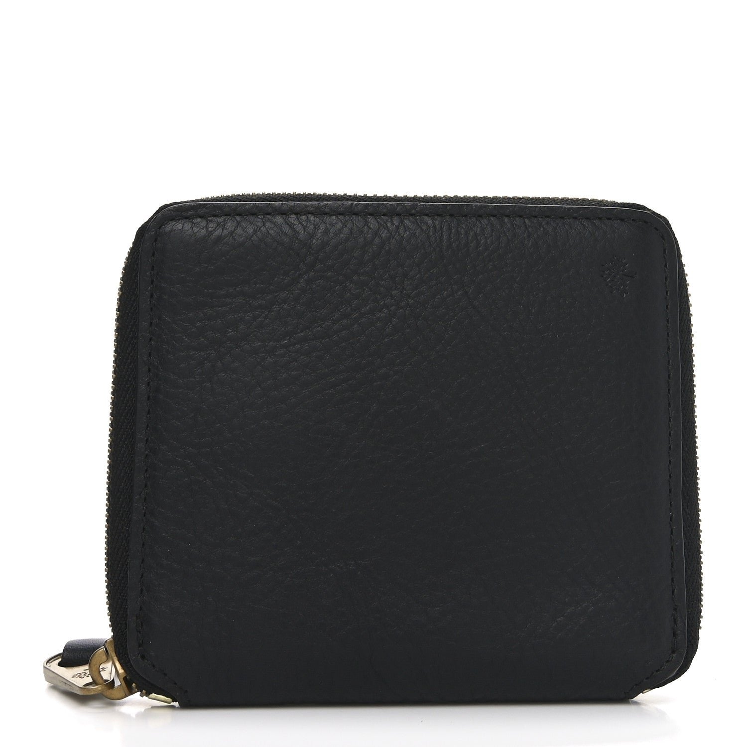 Mulberry Small Classic Grain Darwin Zip Around Wallet Black