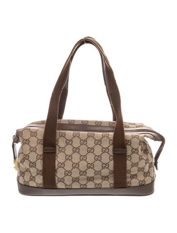 GG Canvas Top Handle Bag Vintage