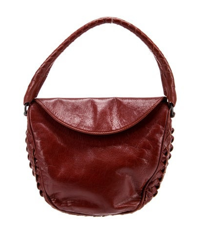 Bottega Veneta Veneta Intrecciato Top Handle Bag Small Vintage