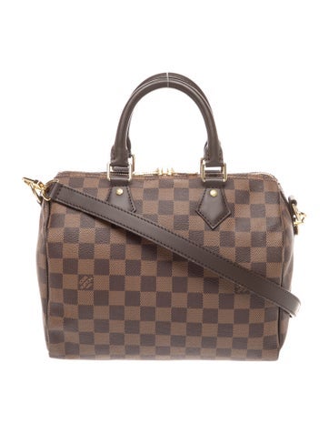 Louis Vuitton Damier Ebene Speedy Bandouliere 25