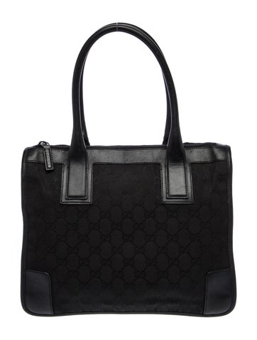 GG Canvas Top Handle Bag