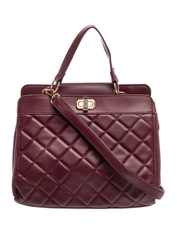 Leather Top Handle Bag w/ Tags