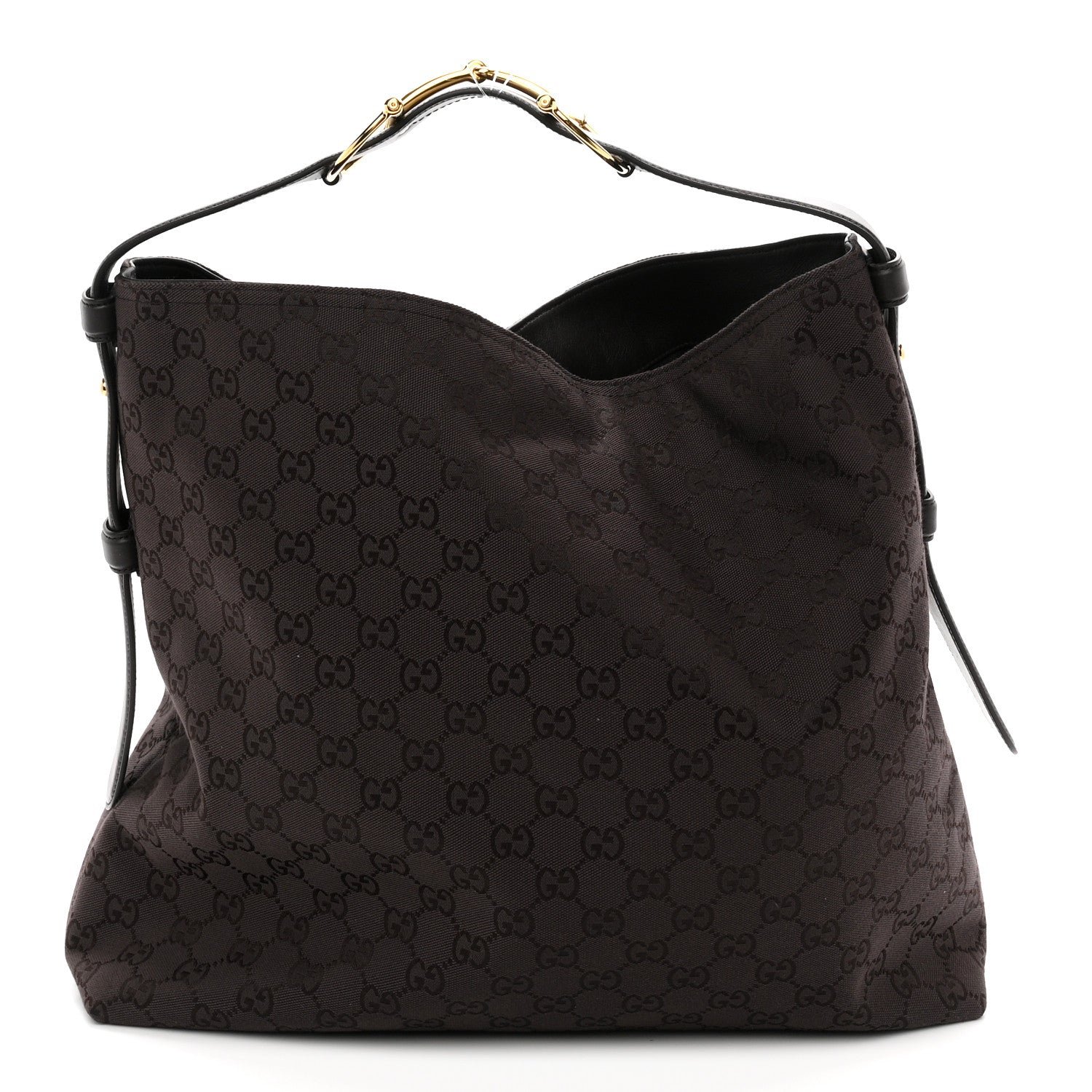Gucci Monogram Large Beatrix Tote Dark Brown