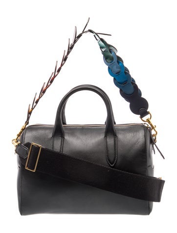 Leather Top Handle Bag