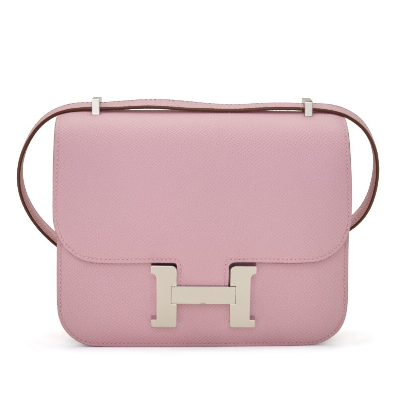 Hermes Mauve Sylvestre Epsom Constance 18 Palladium Hardware, 2022