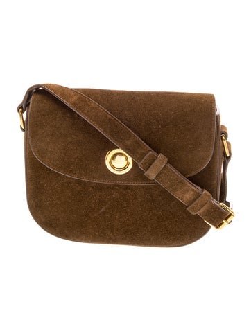 Suede Crossbody Bag