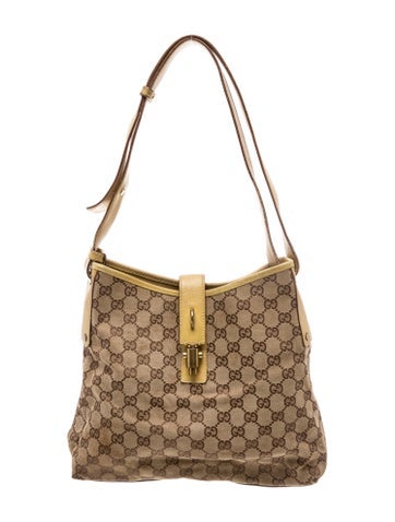 GG Canvas Vintage Jackie Shoulder Bag