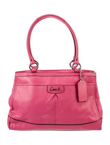 Coach Leather Top Handle Bag