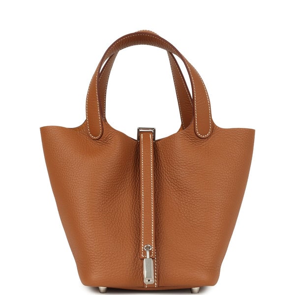 Hermes Hermes Picotin Lock 18 Gold Clemence Palladium Hardware