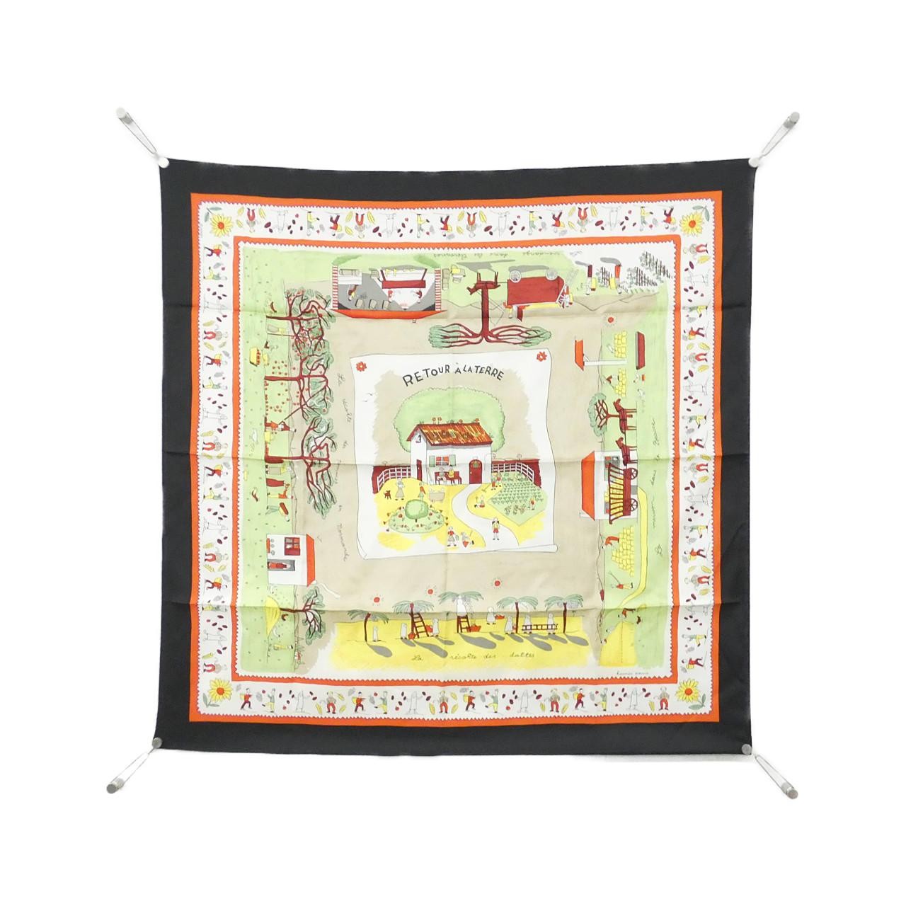 Hermès RETOUR A LA TERRE Carre Scarf